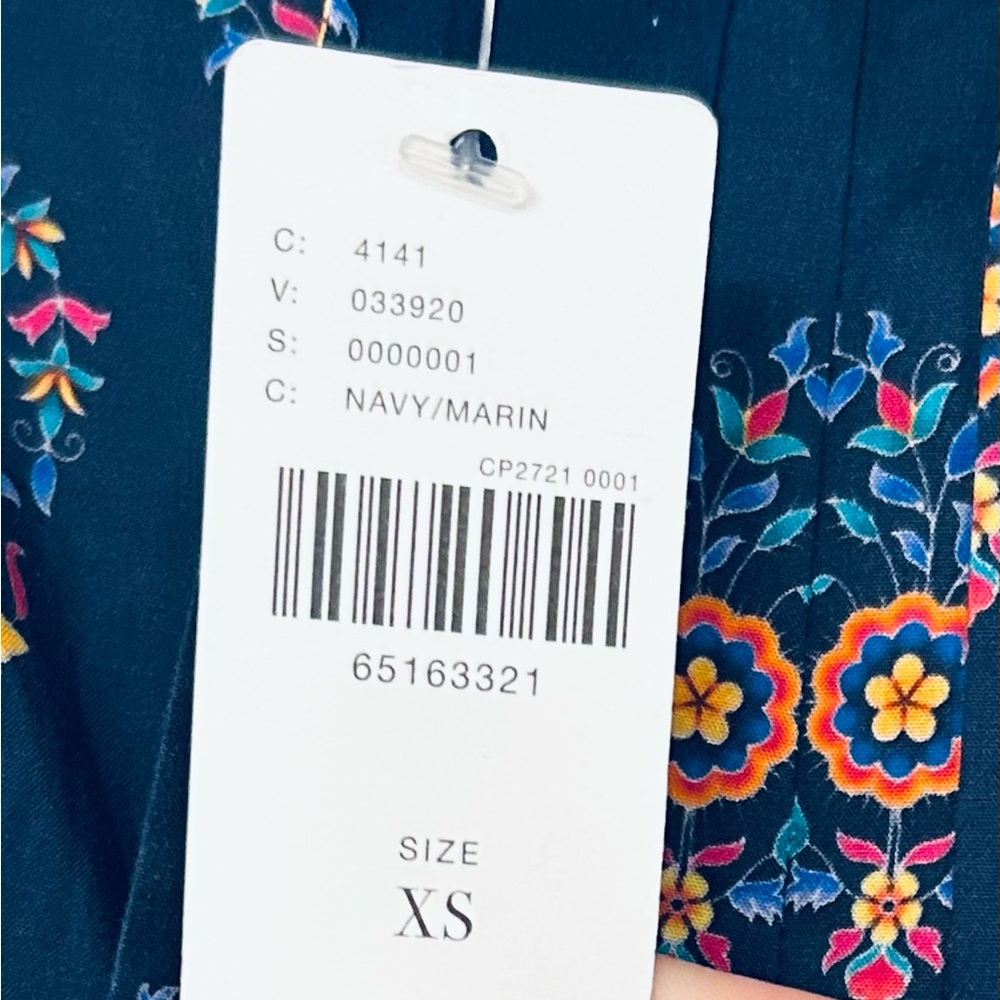NEW Anthropologie Tanvi Kedia Colorful Bohemian Wide Leg Pants size XS NWT - Picture 8 of 12